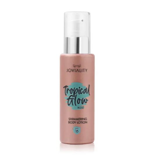 Joviality | Tropical Glow Shimmering Lotion SPF 15 Rose | 120ml