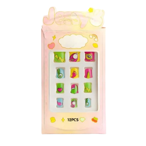 Js | Kids Nails 68-4 | 12 Pcs