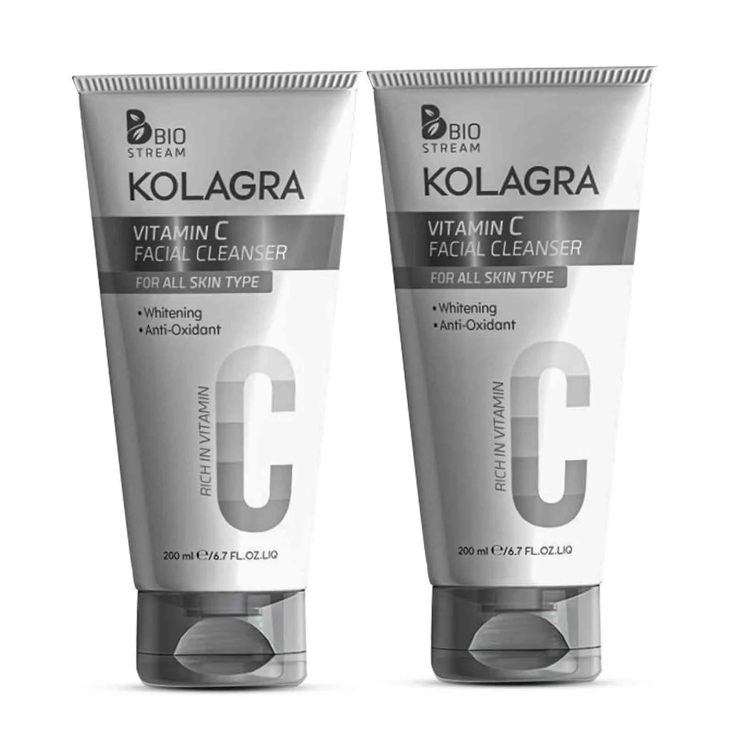 1+1 Kolagra | Vitamin C Facial Cleanser | 200ml