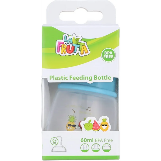 La Frutta | Plastic Feeding Baby Bottle Multicolor | 60ml
