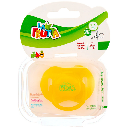 La Frutta | Silicone Baby Pacifier Small Orange 22231 | 1 Pc