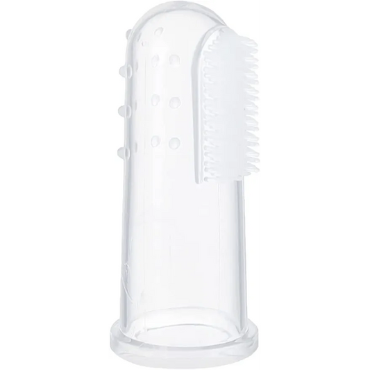 La Frutta | Silicon Finger Brush with Protector Case for Babies Clear | 1 Pc
