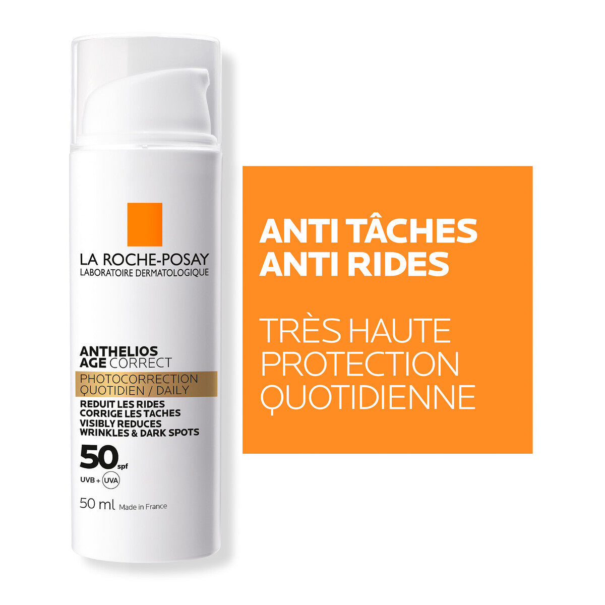 La Roche-Posay Anthelios Age Correct daily anti-dark-spot and anti-wrinkle protection