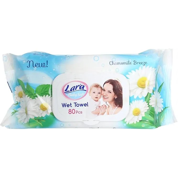 Lara | Baby Soft Wet Towel Wipes Camomiel Breeze |80Pcs
