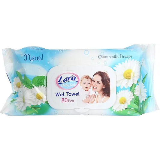 Lara | Baby Soft Wet Towel Wipes Camomiel Breeze |80Pcs