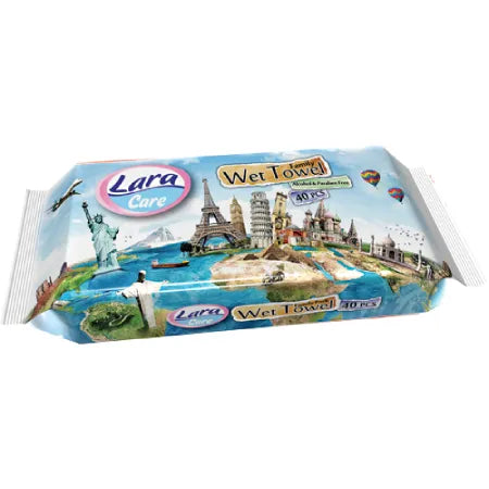 Lara | Travel Wet Wipes | 40 Pcs