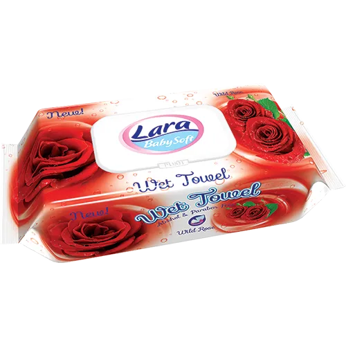 Lara | Wet Wipes Rose | 80 Pcs