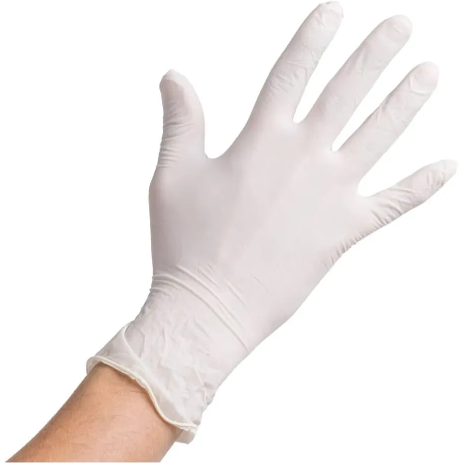 Large White Latex Gloves XL