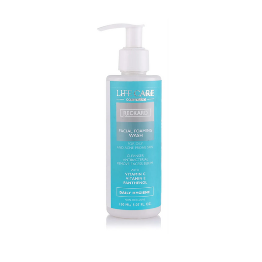 Life Care | Cosmetics Reckard Facial Foaming Wash with Panthenol & Vitamins for Acne-Prone Skin | 150ml