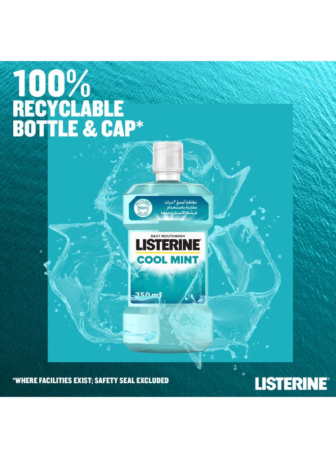 Listerine Cool Mint Mouthwash 250ml usage guide