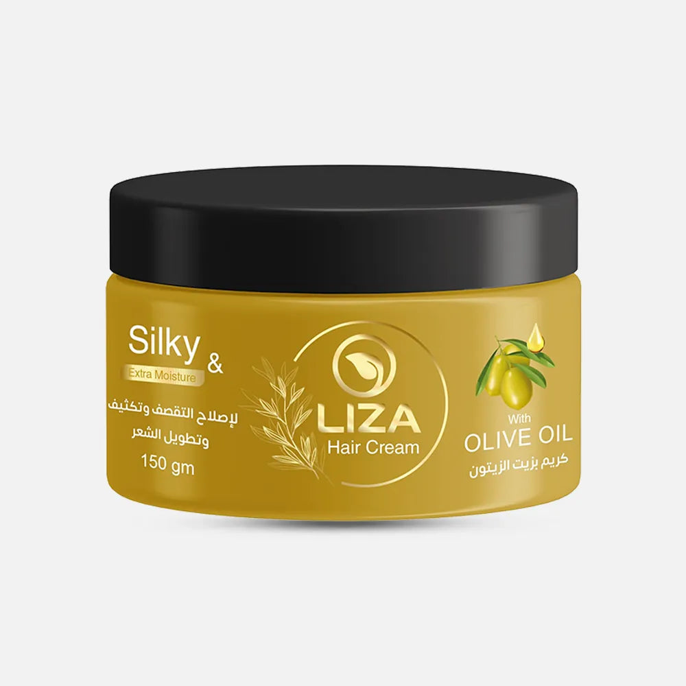 Mash Premiere | Liza Hair Cream with Olive Oil Lengthen and Thicken Hair, Preventing Breakage | 150gm