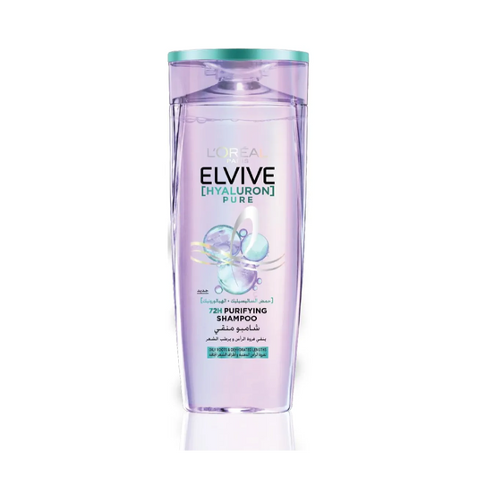 L'Oréal Elvive | Hyaluron Pure Purifying Shampoo for Oily Hair | 200ml