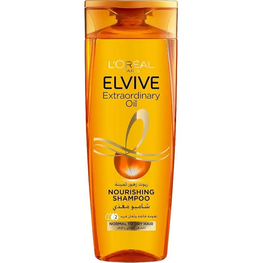 L’Oréal Paris | Elvive Extraordinary Oil Nourishing Shampoo for Dry Hair | 600ml | 20% Off)