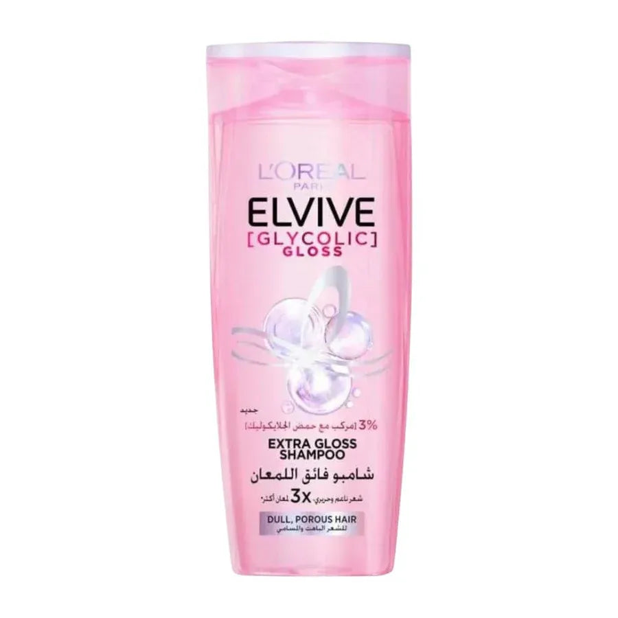 L'Oreal | Elvive Glycolic Gloss Hair Care Shampoo for Dull Hair | 400ml