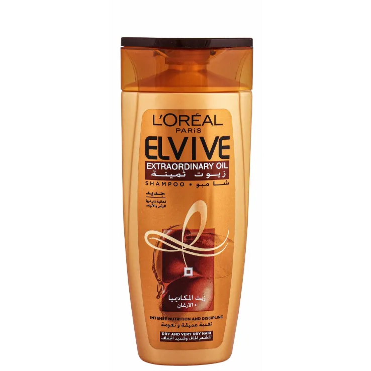 L'Oreal Paris | Elvive Extraordinary Oil Nourishing Shampoo with Macadamia & Argan Oil for Very Dry Hair | 200ml