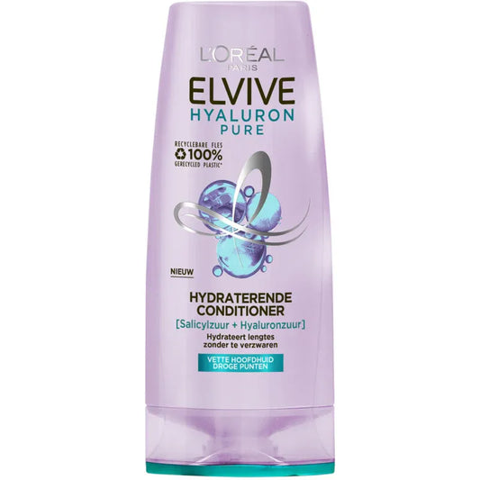 L'Oreal Paris Elvive | Hyaluron Pure Rehydrating Conditioner for Oily Hair | 360ml