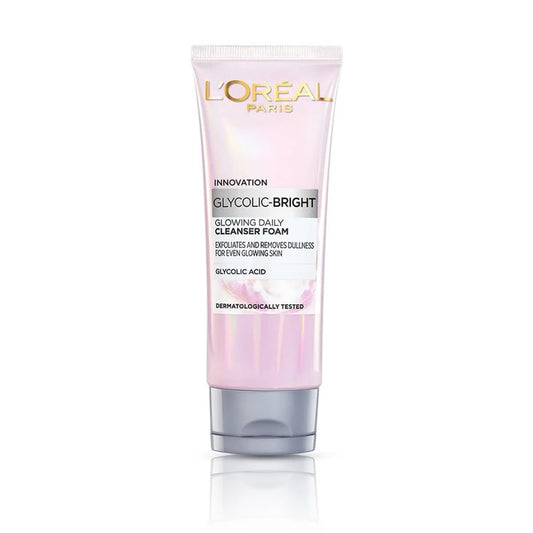 L'Oreal Paris | Glycolic Brightening & Glowing Daily Foaming Cleanser | 100ml