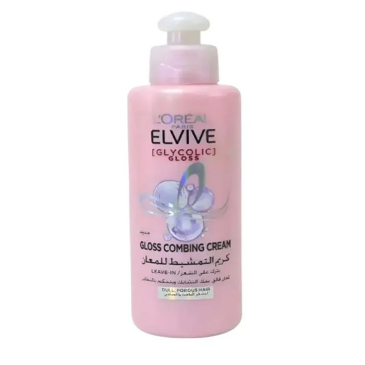 L’Oréal | Glycolic Gloss Combing Leave in Cream with Glycolic Acid for Dull and Porous Hair | 200ml