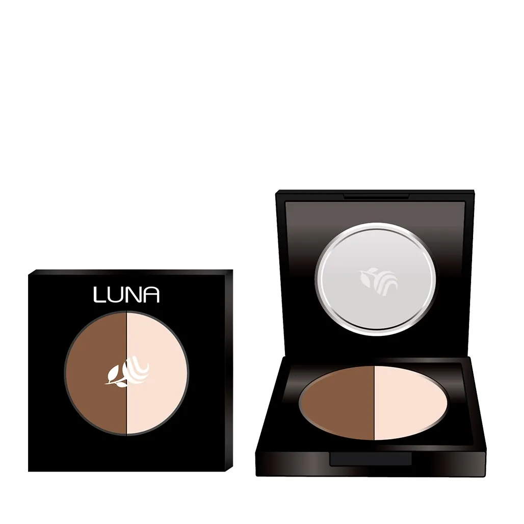 Luna | 3D Eye Brow Powder Make up Brown No. 2