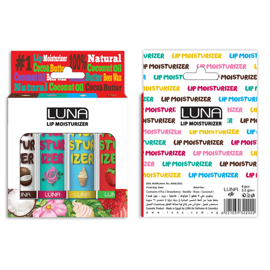Luna | Lip Moisturizer Box | 4 Pcs