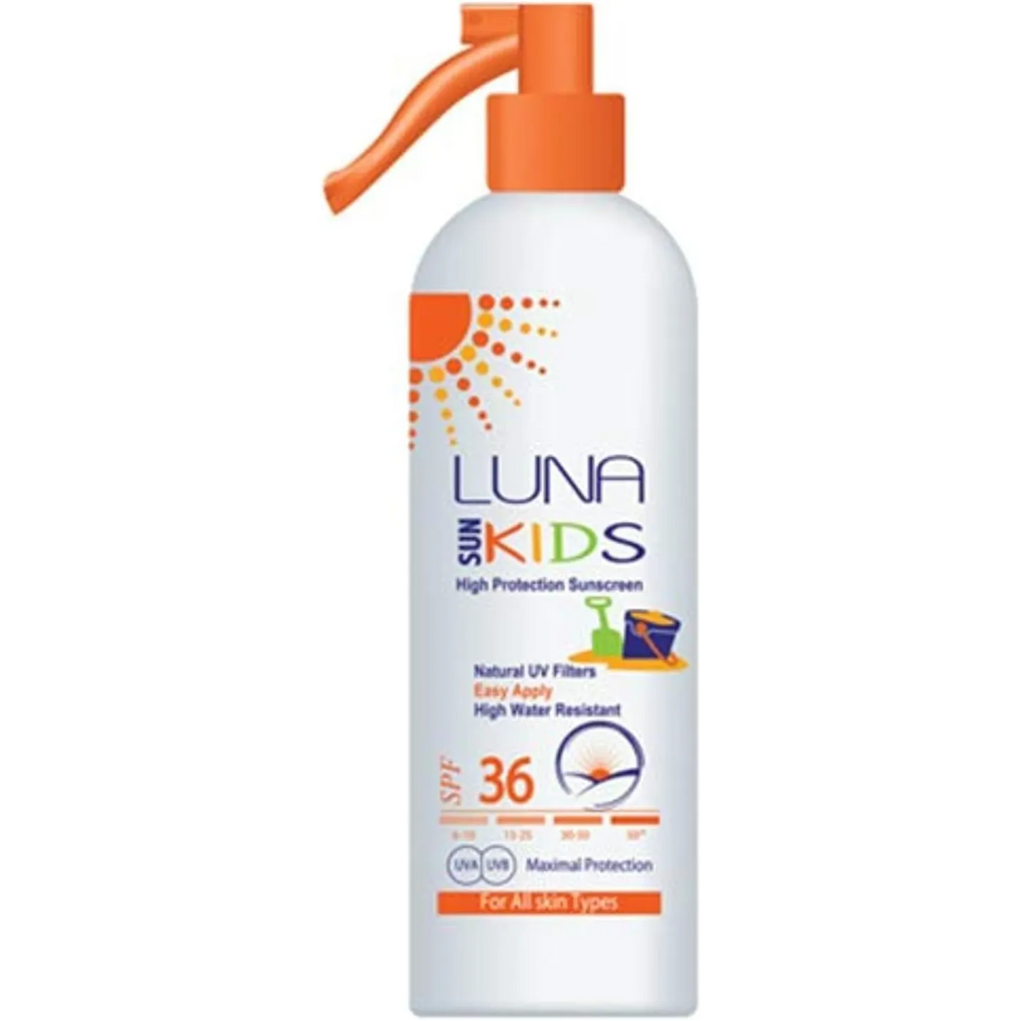 Luna | Sun Screen Kids Spf36 Spray | 165ml