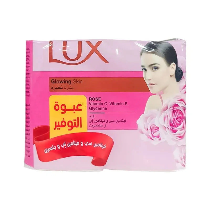 Lux | Glowing Skin Bar Soap | 165gm | Offer 4 Pcs