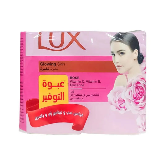 Lux | Glowing Skin Bar Soap | 165gm | Offer 4 Pcs