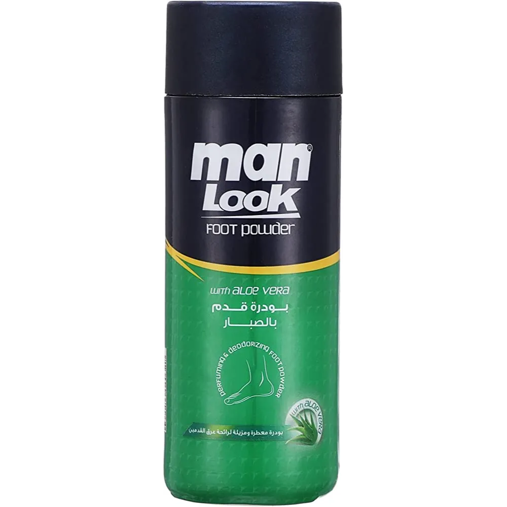 Man Look | Foot Powder with Aloe Vera | 50gm