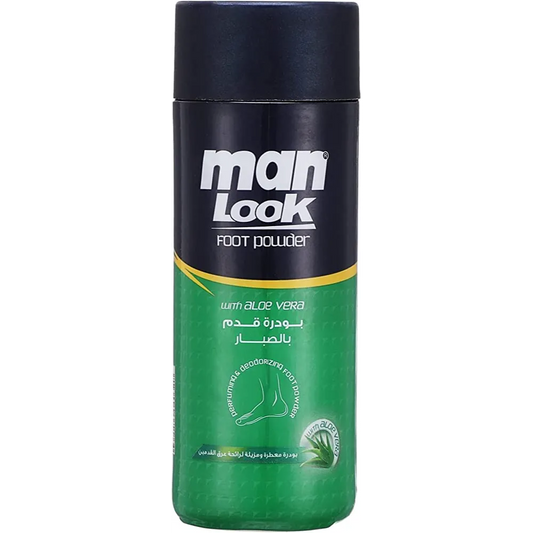 Man Look | Foot Powder with Aloe Vera | 50gm