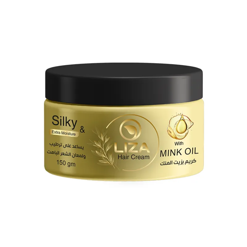 Mash Premiere | Liza Hair Cream Mink Oil to Moisturize and Shine During the Greasy Hair | 150Gm