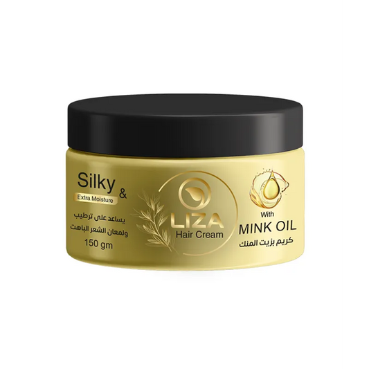 Mash Premiere | Liza Hair Cream Mink Oil to Moisturize and Shine During the Greasy Hair | 150Gm