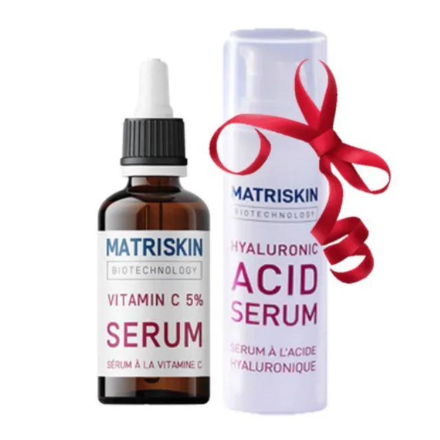 Matriskin | Face Serum with Hyaluronic Acid 30ml + Face Serum with Vitamin C 30ml