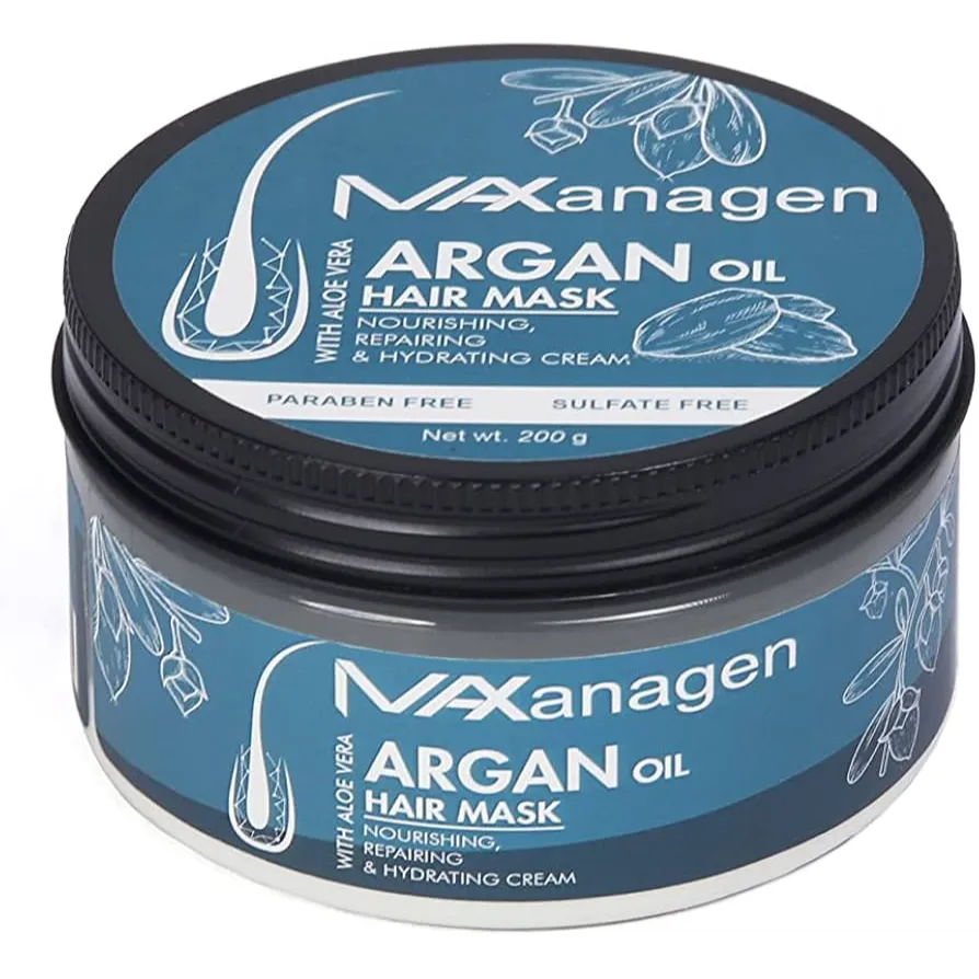 Maxanagen | Hair Mask With Aloe Vera & Argan Oil | 500gm