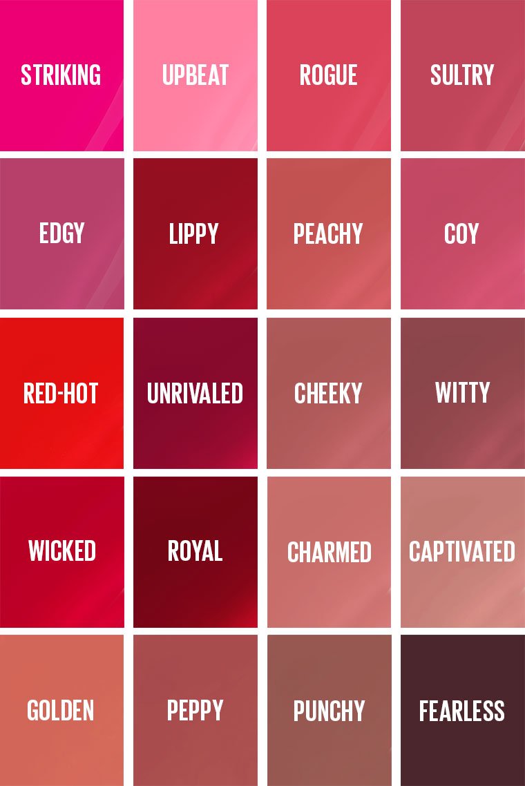 Maybelline Super Stay Vinyl Ink shade range including Cheeky