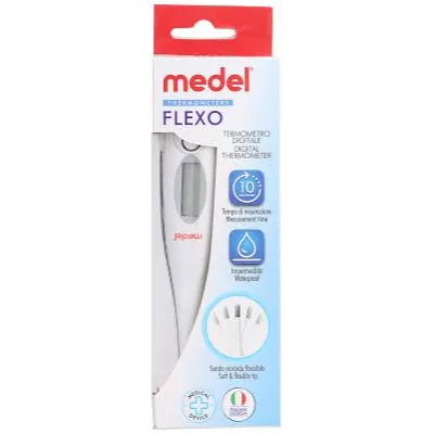 Medel | Flexo Waterproof White Digital Thermometer