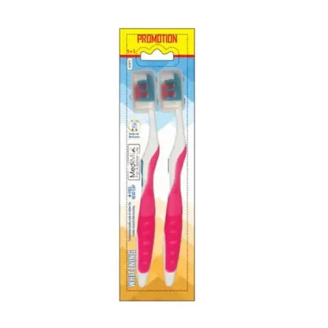 Medimix | Whitening Tooth brush Hard | 1+1