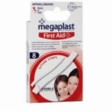 Megaplast | First Aid Plus Hypoallergenic Sterile Assorted Adhesive Suture Strips