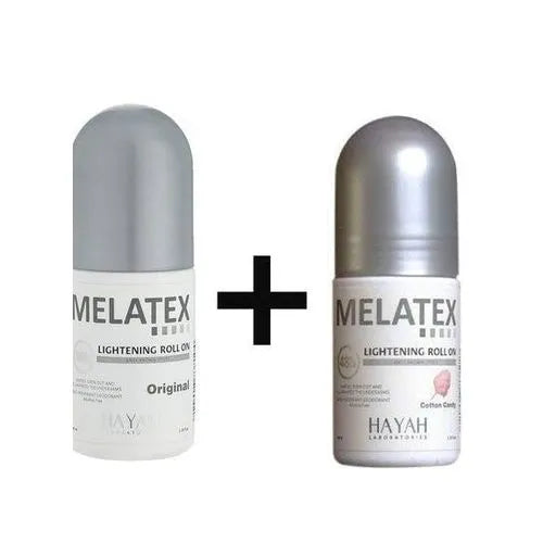 1+1 Melatex Hayah | Lightening Roll On Cotton candy+ Original | 40ml