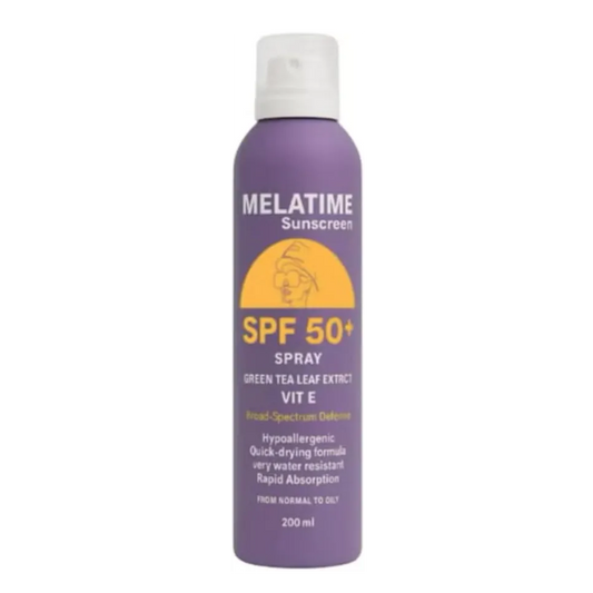 Melatime | Spray sunscreen Spf 50+ | 200ml