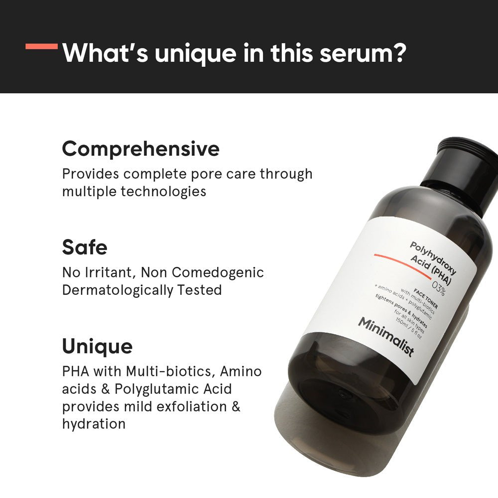 Minimalist PHA 3% Toner 150ml product details