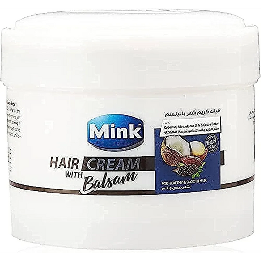 Mink | Hair Cream with Balsam with Coconut, Macadamia Oils & Cocoa | 200ml