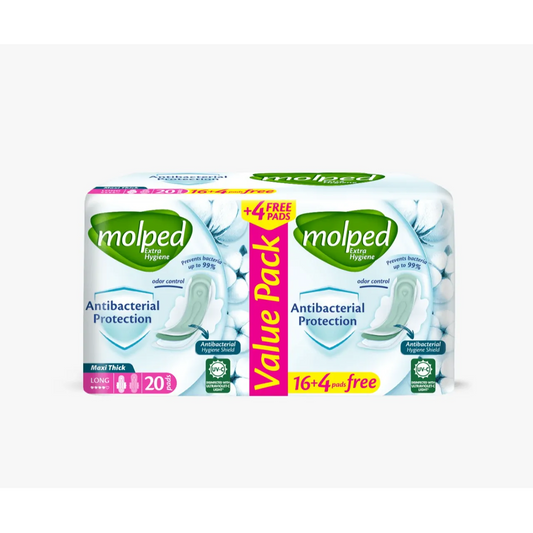 Molped | Antibacterial Pads | 16+4 Pcs