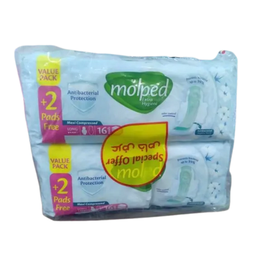 1+1 Molped | Extra Hygiene Long | 16 Pads+ 2 Free