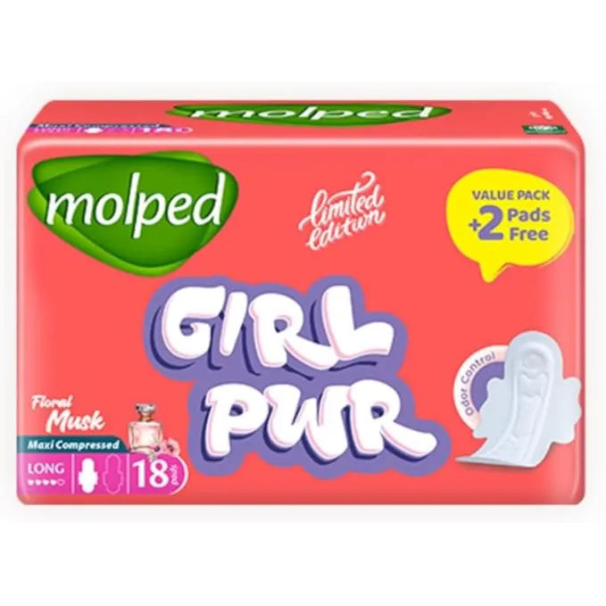 Molped | Floral Musk Value Pack Long | 18 Pads