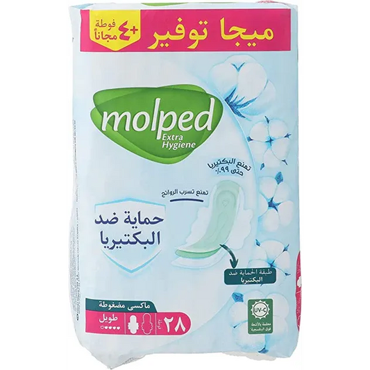 Molped | Maxi Thick Long | 28Pcs + 4 Free