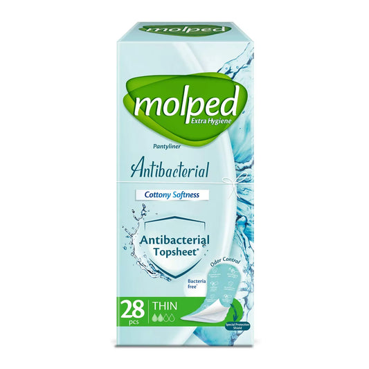 Molped | Panty Liner Antibacterial Thin | 28Pcs