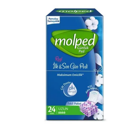 Molped | Pantyliner First & Last Days | 24Pcs