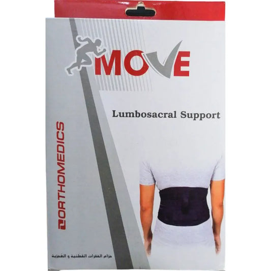 Move | Orthomedics Black Lumbosacral Support (87x94) Medium