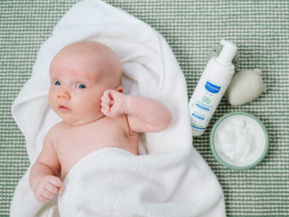 Mustela Foam Shampoo for Newborns 5.07 oz baby care lifestyle