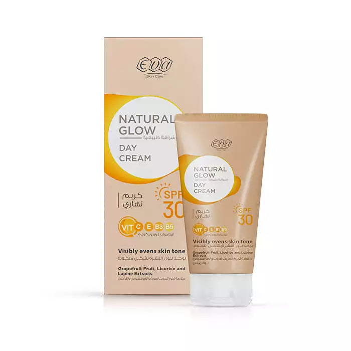Eva Skin Care Natural Glow Day Cream With ( SPF 30 ) 50 Gm
